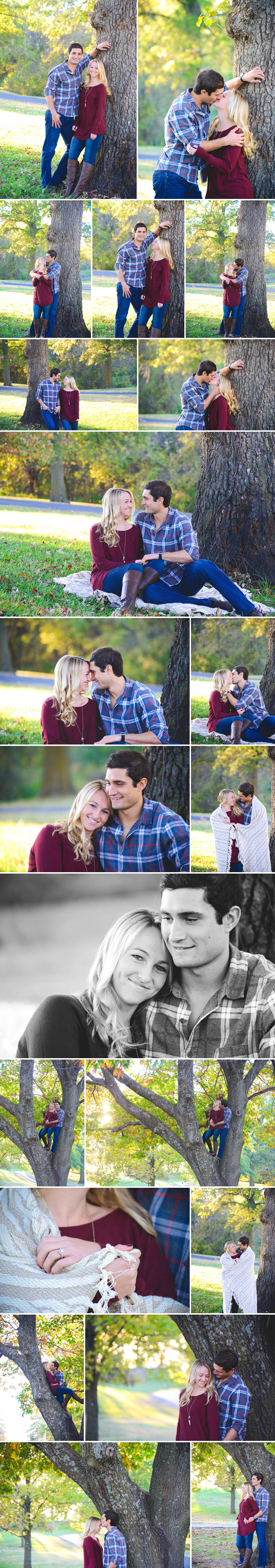 Paul + Lindsay | Engagement Pictures at Shawnee Mission Park - Lacey ...