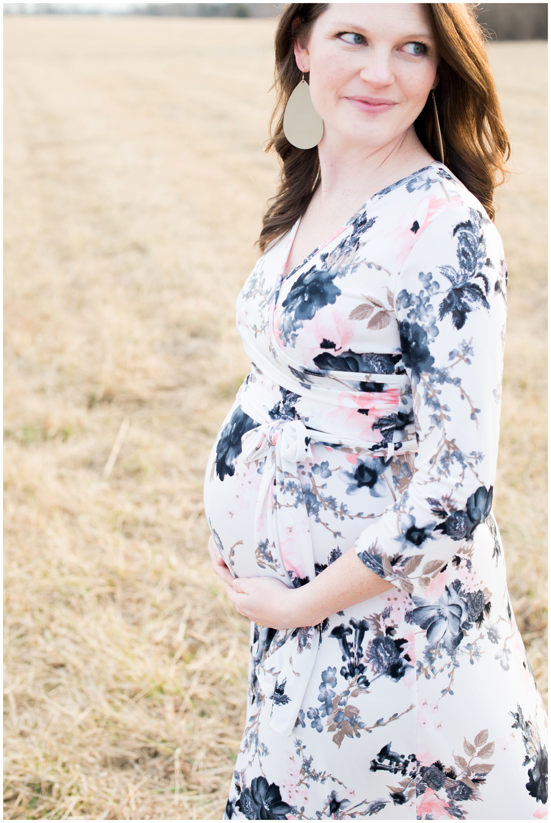 Romantic Maternity Photos at Belvoir Winery | Alden - Lacey Rene Studios